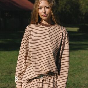 Eleven Eleven Striped Long Sleeve Size MM
